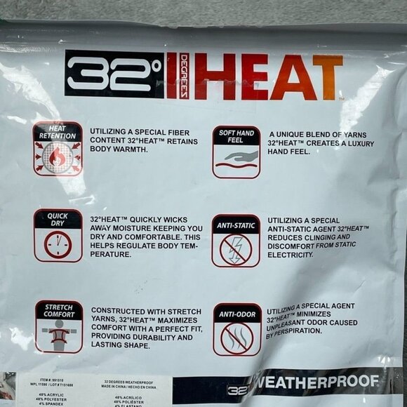 32 Degrees Heat Womens XL Long Sleeve Scoop Neck Top d0527 - Picture 5 of 6